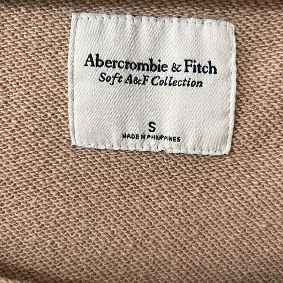 Abercrombie & Fitch Soft A&F Collection Boatneck Terry Leopard Sweatshirt Size S - Picture 9 of 10